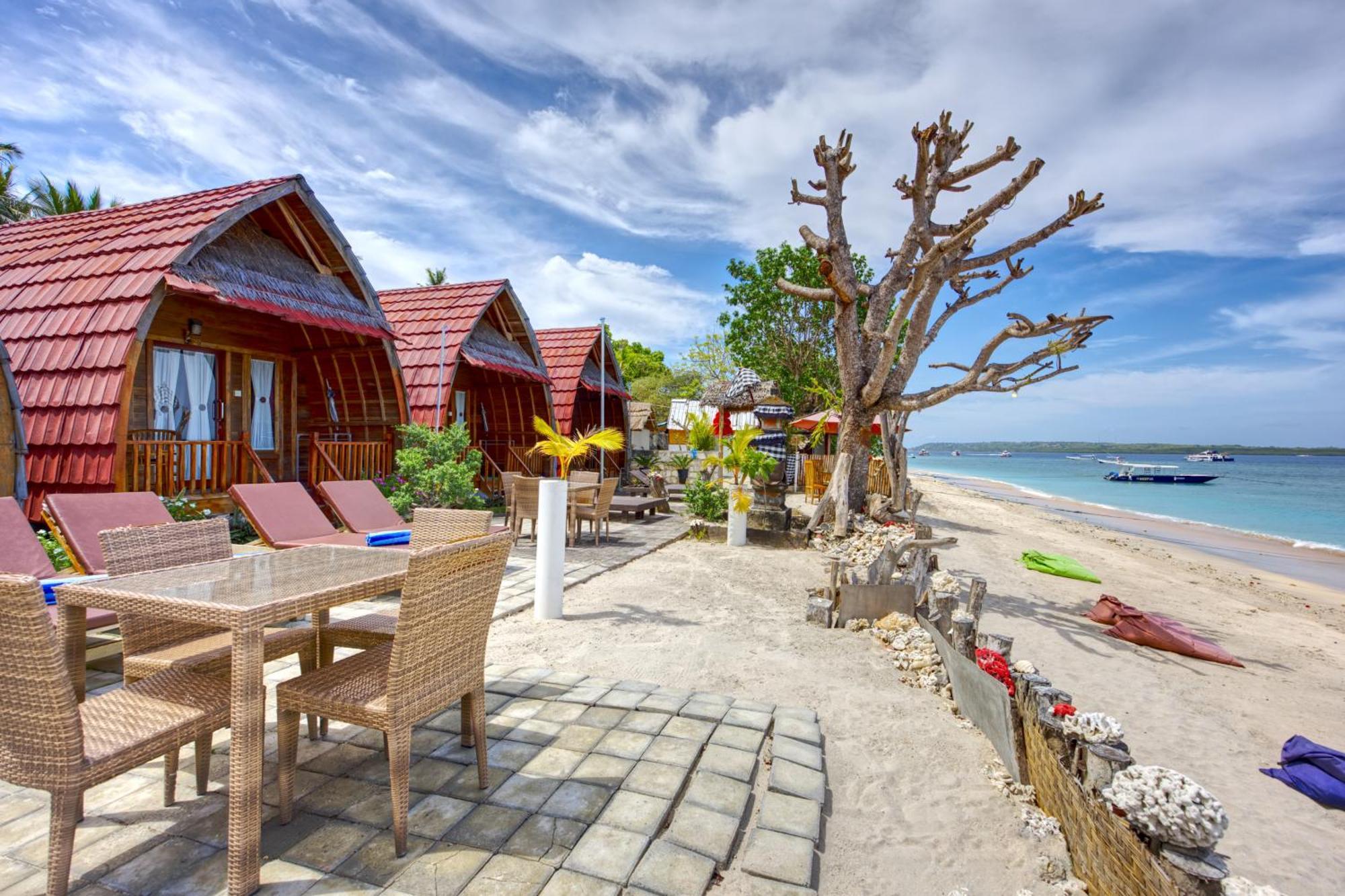 Santen Beach Bungalows Ped Exterior foto