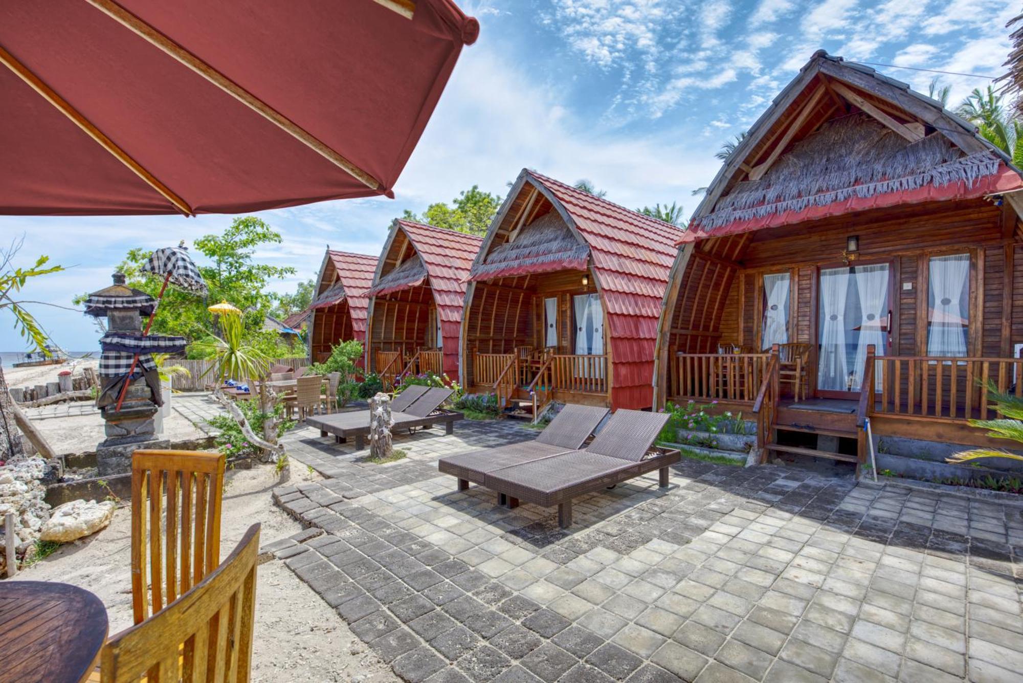 Santen Beach Bungalows Ped Exterior foto