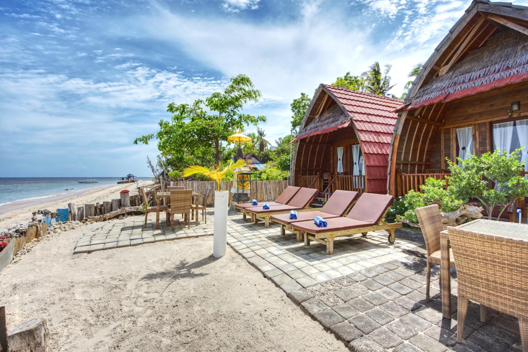 Santen Beach Bungalows Ped Exterior foto